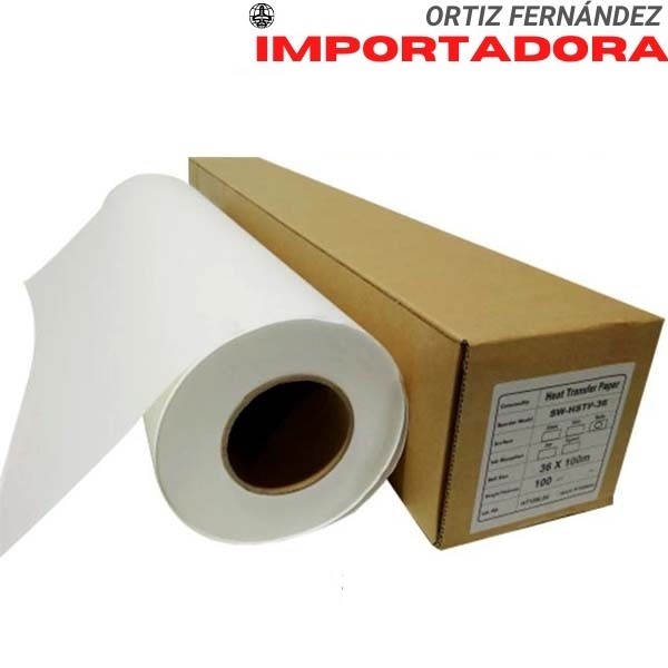 Rollo de papel para sublimación 100gr 21cm x 100m.
